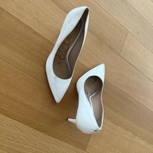 Sam Edelman White Heels